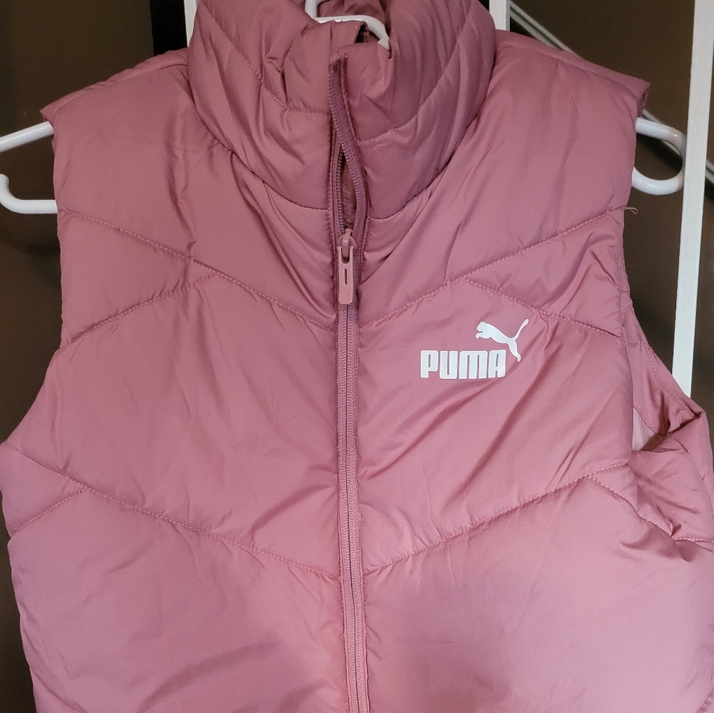 Puma Pink Puffer Jacket